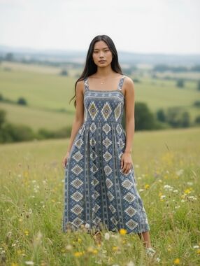 Sonoma Aztec Patter. Maxi Dress